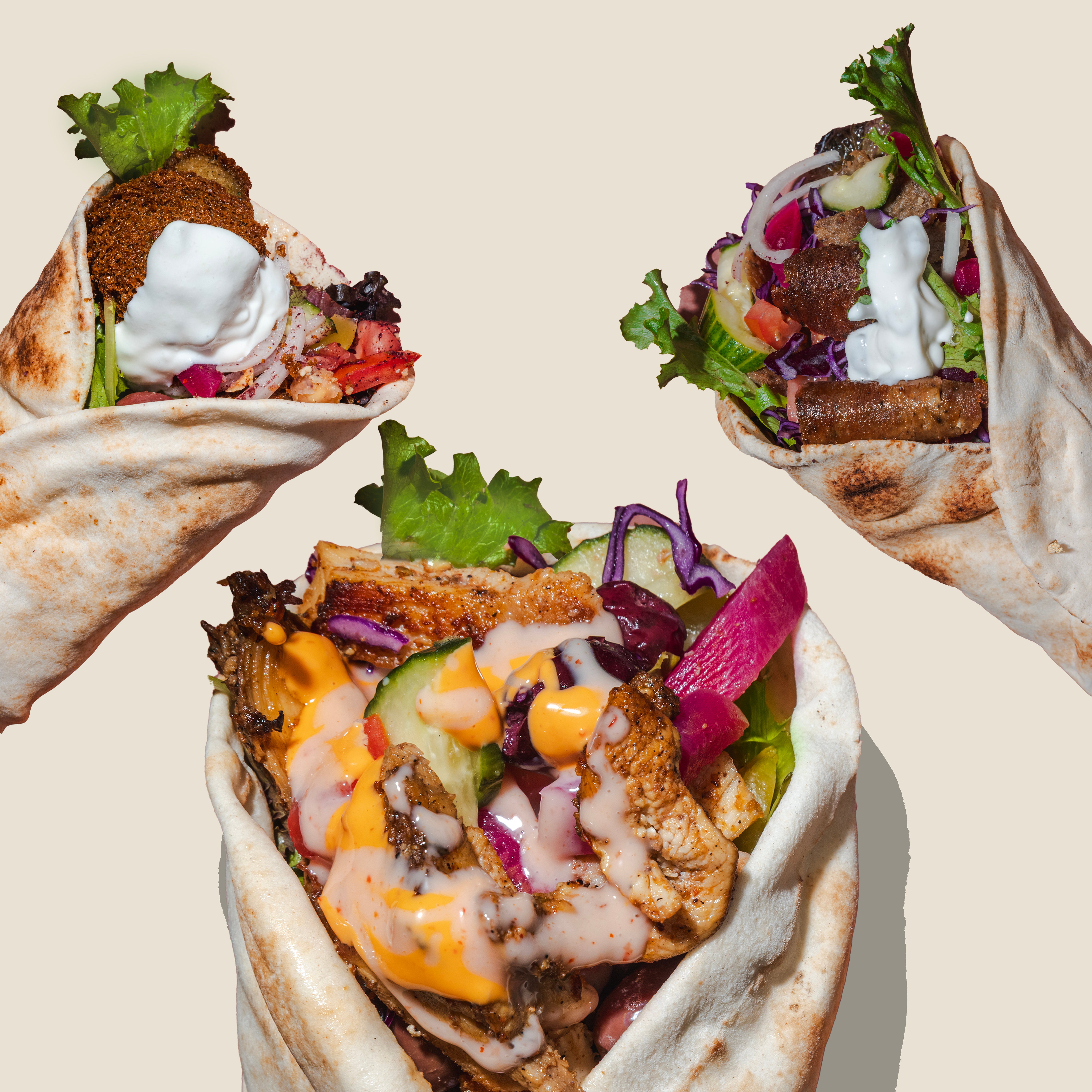 Moaaz Ravi Rd Custom Mediterranean Wrap | Moaaz Mediterranean Grill